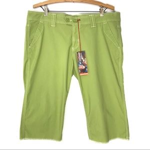 Horny Toad 14 Pear Green Leighton Cropped Capris